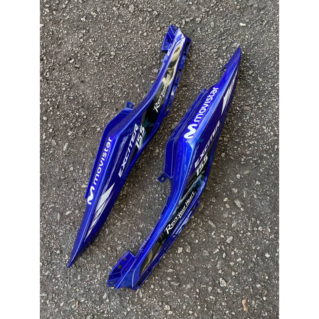 Y16 V1 V2 COVERSET Y16ZR DPBMC BLUE BIRU MOVISTAR M PUTIH ORIGINAL VELOZI YAMAHA SIAP TANAM READY STOK M1 M2