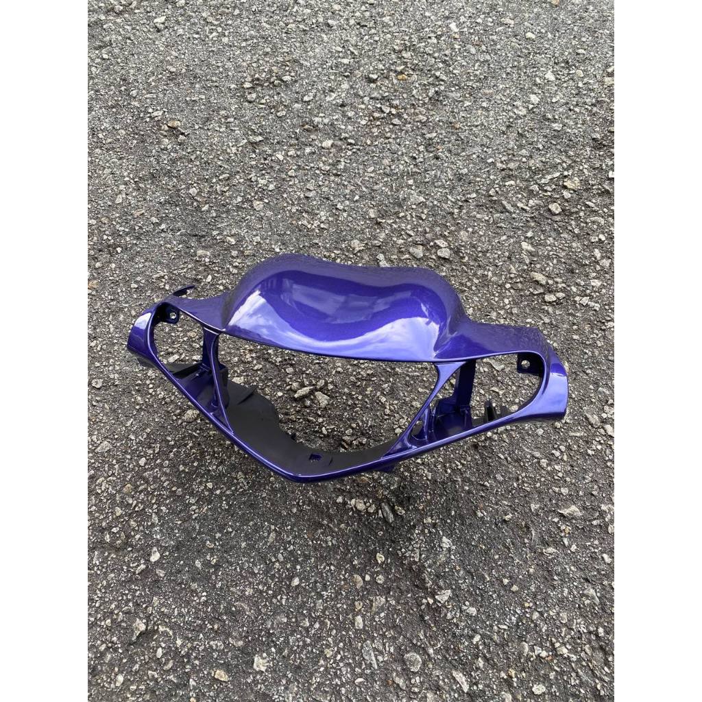 COVERSET ORIGINAL HLY YAMAHA 125Z 125ZR PURPLE SABIT STRIPE STICKER SIAP TAMPAL PERCUMA EMBLEM TIMBUL HONG LEONG YAMAHA