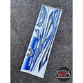 STICKER STRIPE BODY SET / COVERSET 125ZR MORITAKA BIRU GP ORIGINAL YAMAHA
