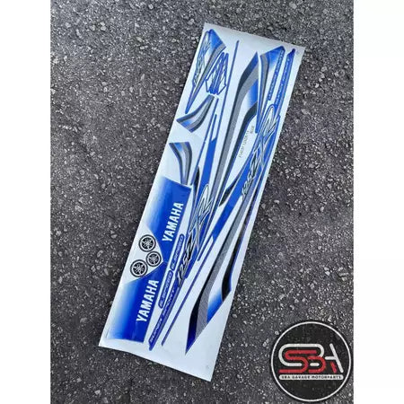 STICKER STRIPE BODY SET / COVERSET 125ZR MORITAKA BIRU GP ORIGINAL YAMAHA