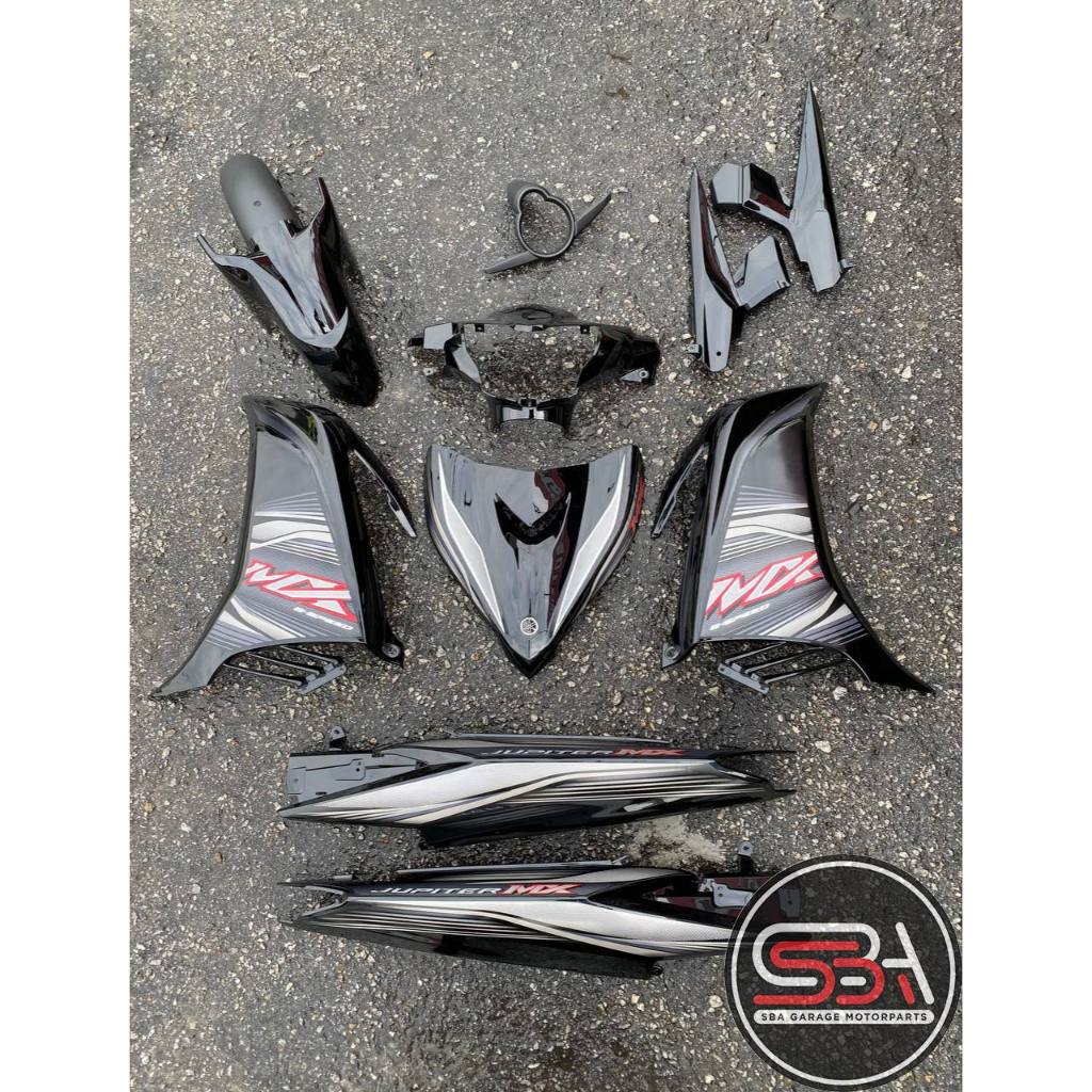 COVERSET BODYSET YAMAHA LC LC135 V2 V3 V4 V5 V6 V7 JUPITER MX BLACK MM-16 MM-01 SIAP TAMPAL M MATE FULLSET VELOZI TANAM