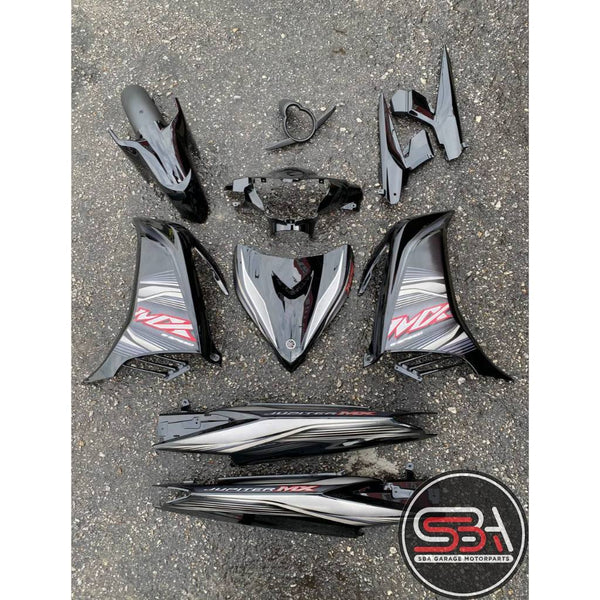COVERSET BODYSET YAMAHA LC LC135 V2 V3 V4 V5 V6 V7 JUPITER MX BLACK MM-16 MM-01 SIAP TAMPAL M MATE FULLSET VELOZI TANAM