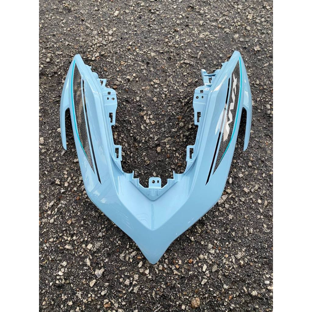 COVERSET BODYSET NVX 155 NVX155 V2 YAMAHA DBSB BABY BLUE BLACK STANDARD DESIGN VELOZI SIAP TANAM NVX-V2-ST-1