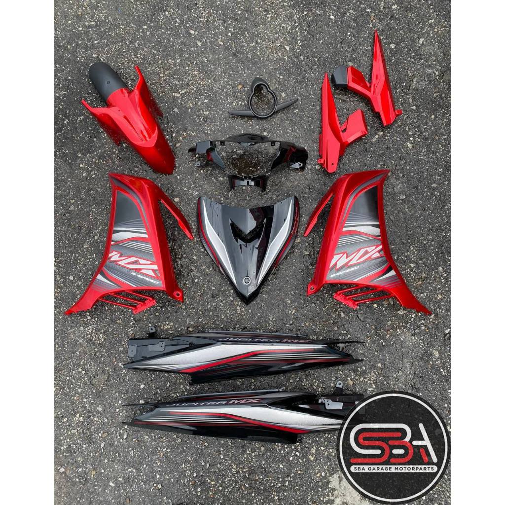 COVERSET BODYSET YAMAHA LC LC135 V2 V3 V4 V5 V6 V7 JUPITER MX RED MM-18 MM-03 SIAP TAMPAL M MATE FULLSET VELOZI