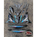 COVERSET Y15 V1 V2 EXCITER ANNIVERSARY BLACK 20TH PREMIUM BODYSET Y15ZR ORIGINAL VELOZI SIAP TAMPAL