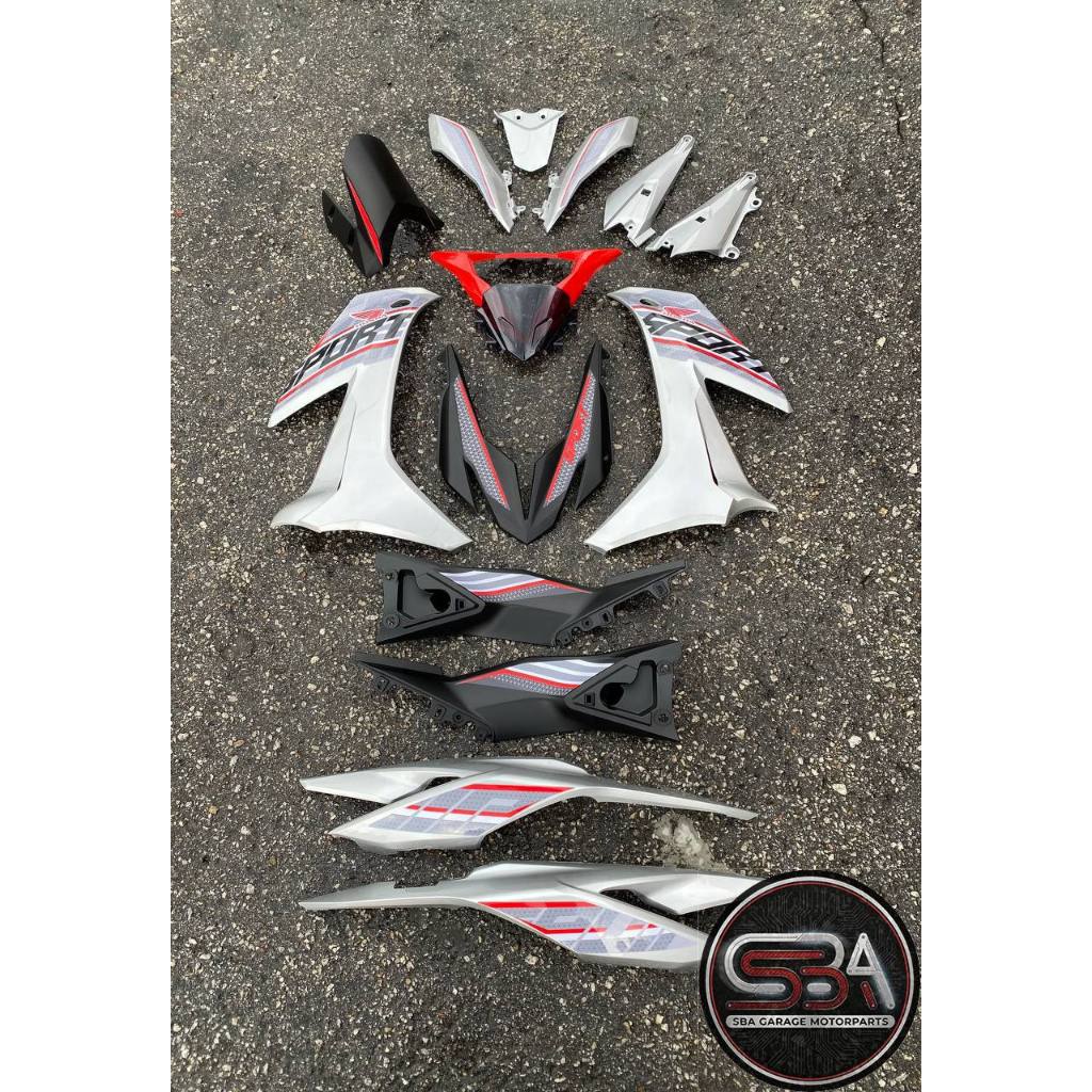 HONDA RSX RS-X 150 RSX150 COVERSET DOCTOR SPORT SILVER 019 COLOR SIAP TANAM CLEAR FIT DENGAN BODY