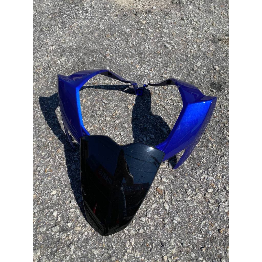 COVERSET BODYSET ORIGINAL VELOZI TANAM SET Y15 Y15ZR YSUKU V1 V2 BIRU BLUE DPBMC 2023 DESIGN STANDARD SIAP TANAM