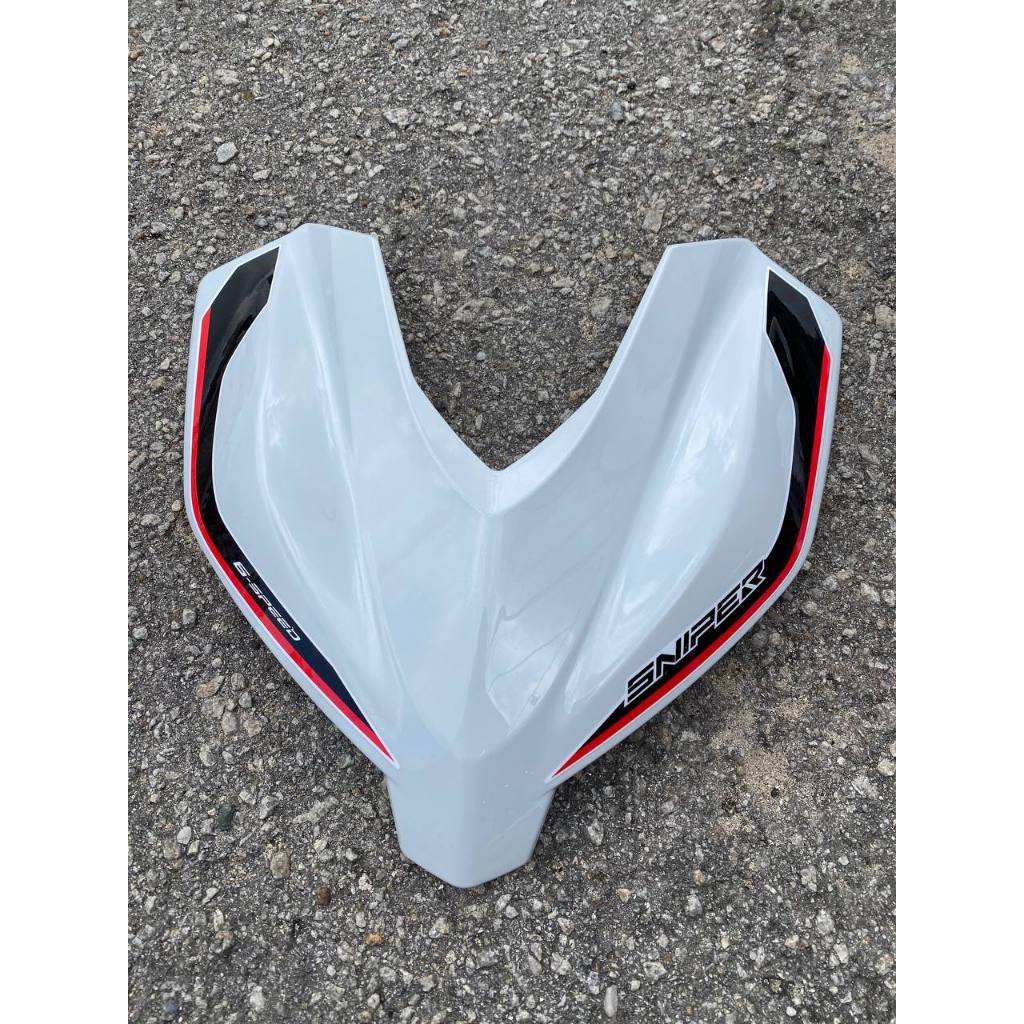 Y16 COVERSET Y16ZR SNIPER CRYSTAL WHITE MATELIC BLACK PUTIH HITAM Y16-SNP-2 ORIGINAL VELOZI YAMAHA SIAP TANAM