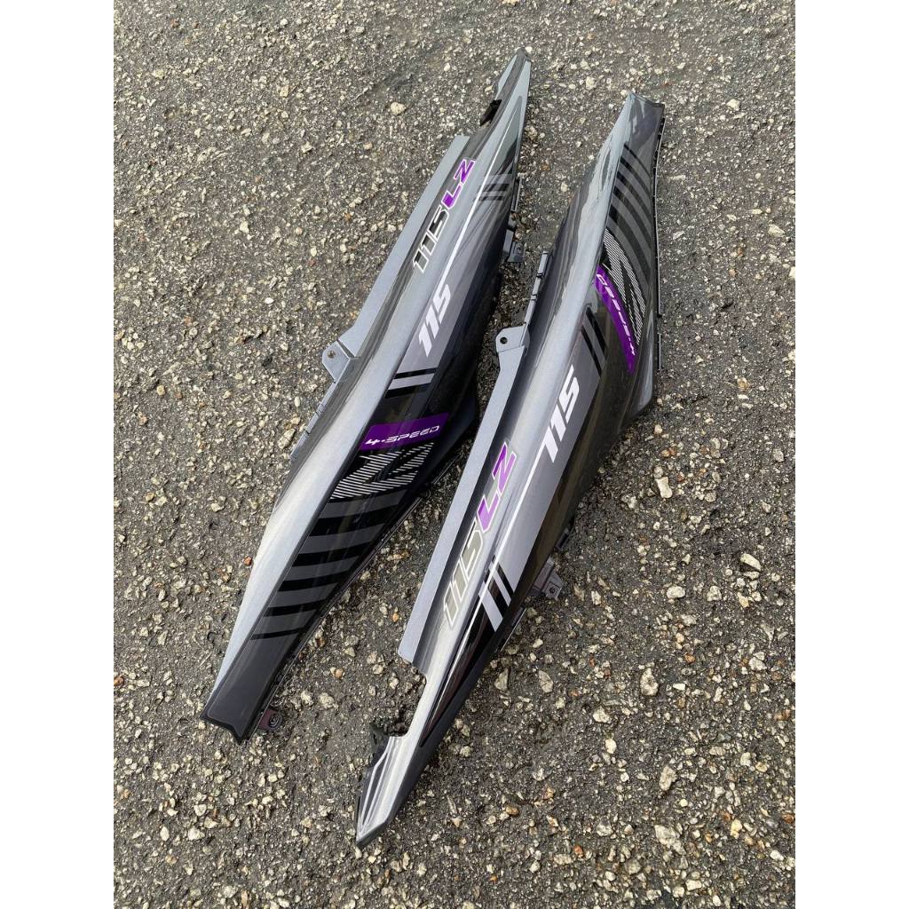COVERSET BODYSET YAMAHA LAGENDA SRL 115 / 115Z FI PURPLE GREY BATMAN 2015 LFi-ST-3 STICKER SIAP TANAM VELOZI