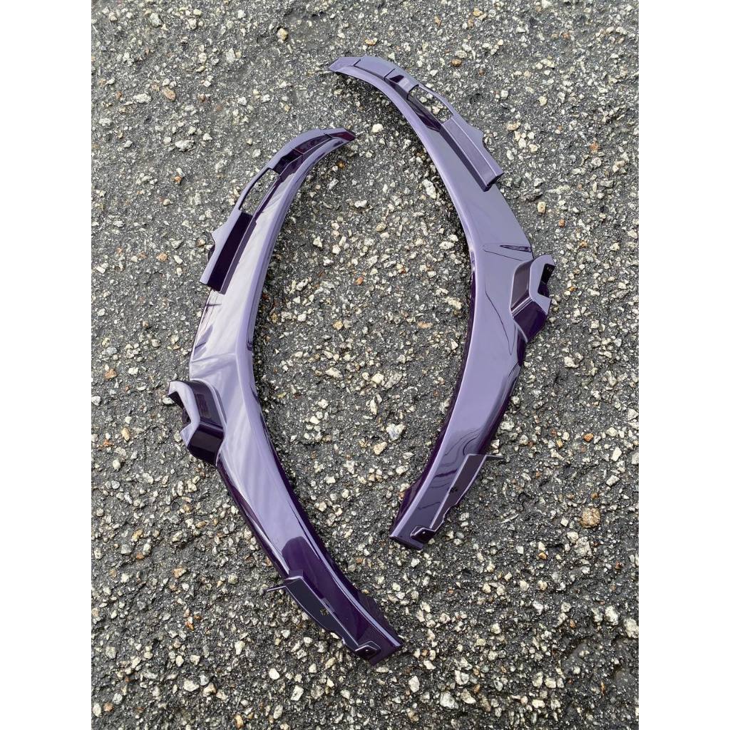 COVERSET BODYSET YAMAHA LAGENDA SRL 115 / 115Z FI PURPLE GREY BATMAN 2015 LFi-ST-3 STICKER SIAP TANAM VELOZI