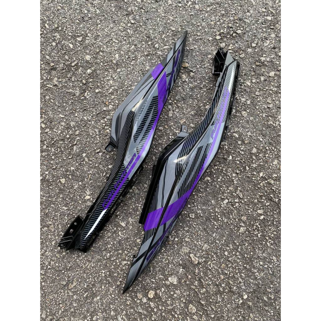 Y16 V1 V2 COVERSET Y16ZR EXCITER RC PURPLE BLACK ABS Y16-ECT-RC-11 ORIGINAL VELOZI YAMAHA SIAP TANAM READY STOK