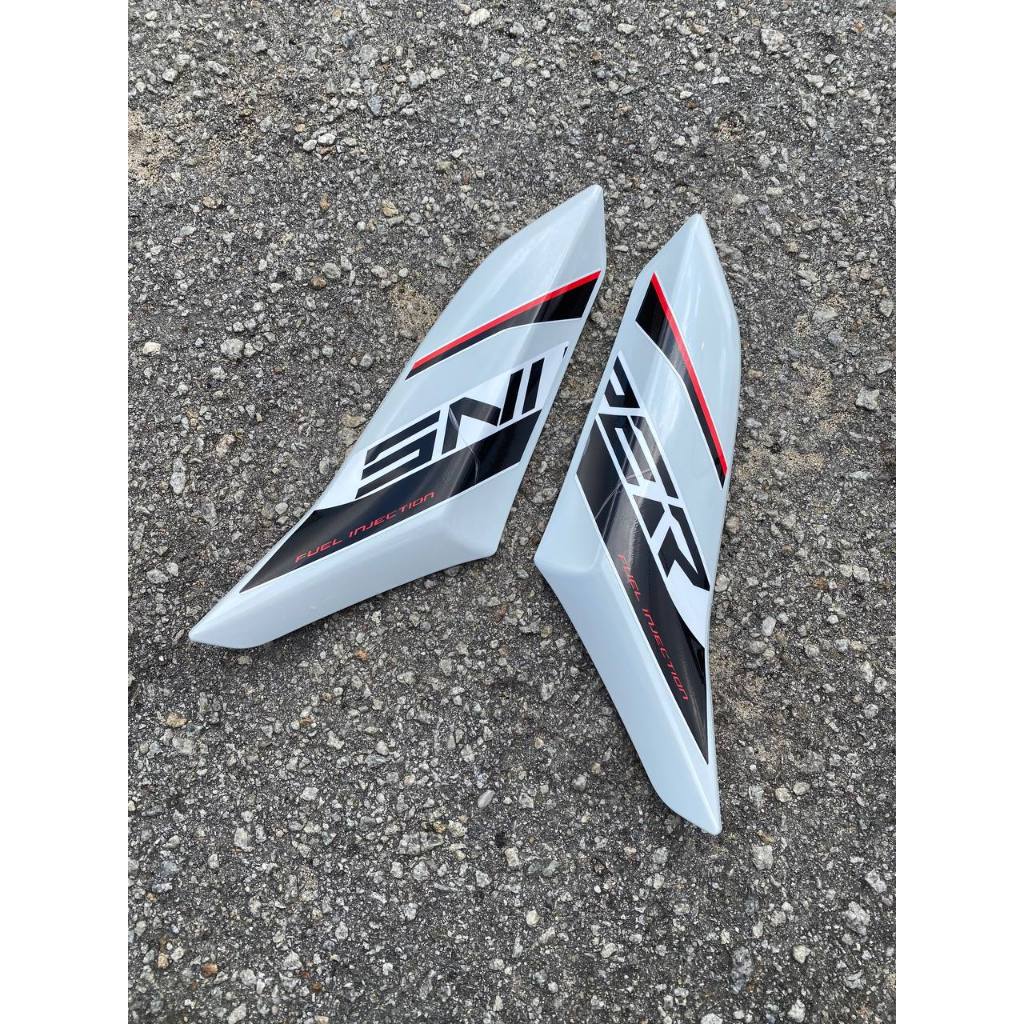 Y16 COVERSET Y16ZR SNIPER CRYSTAL WHITE MATELIC BLACK PUTIH HITAM Y16-SNP-2 ORIGINAL VELOZI YAMAHA SIAP TANAM