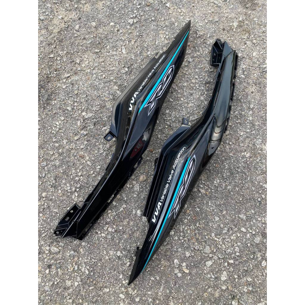 Y16 COVERSET Y16ZR EXCITER RC MATELIC BLACK HITAM Y16-ECT-RC-4 ORIGINAL VELOZI YAMAHA SIAP TANAM READY STOK
