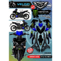 Y16 V1 V2 ABS COVERSET Y16ZR MONSTER LTD ENERGY GP 2020 Y16-ME1 VELOZI OEM DOCTOR 003 YAMAHA SIAP TANAM READY STOK