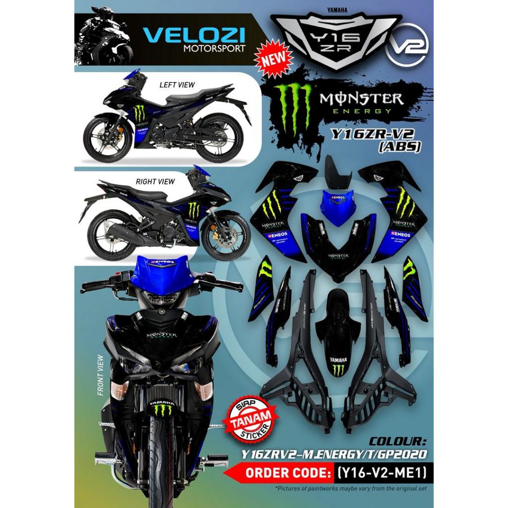 Y16 V1 V2 ABS COVERSET Y16ZR MONSTER LTD ENERGY GP 2020 Y16-ME1 VELOZI OEM DOCTOR 003 YAMAHA SIAP TANAM READY STOK
