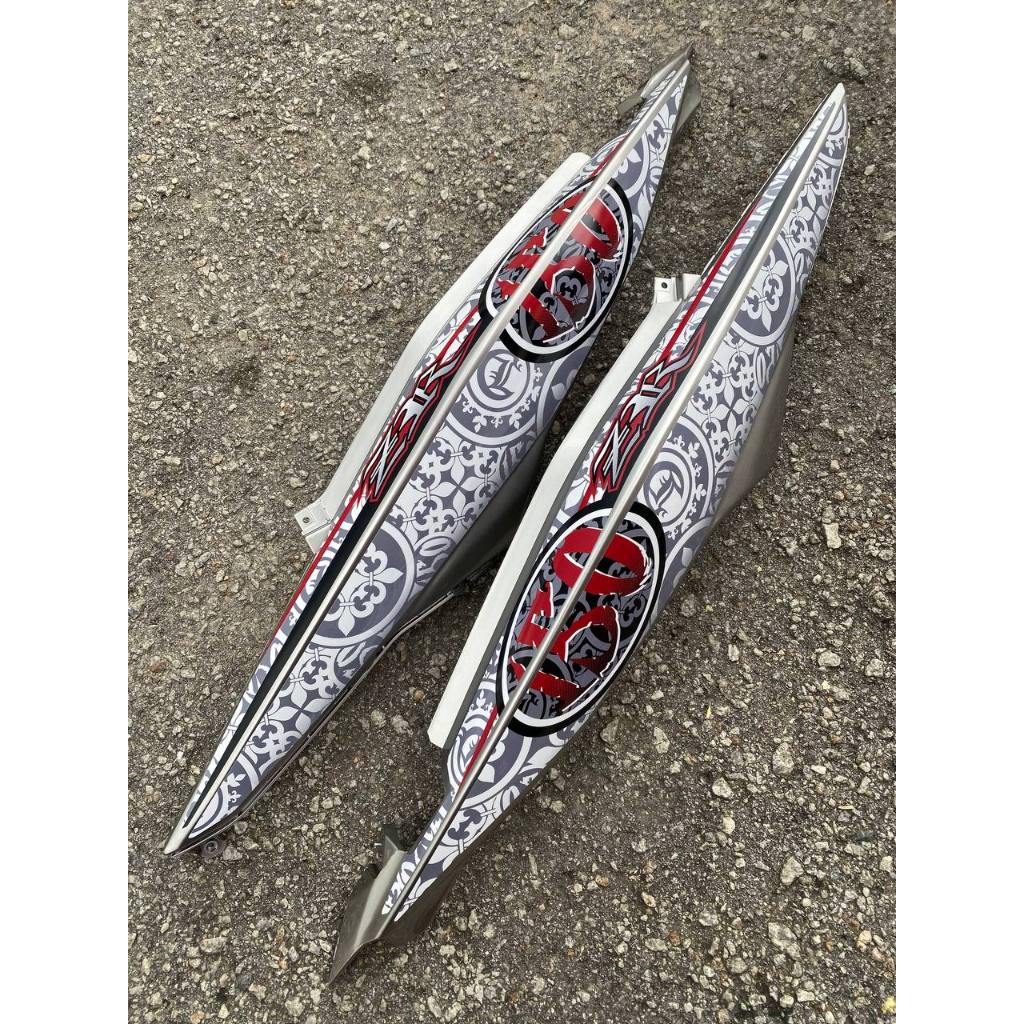 COVERSET BODYSET YAMAHA Y15 Y15ZR V1 V2 P RED MERAH BATIK SILVER DOCTOR 042 / VELOZI SIAP TANAM