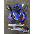 COVERSET BODYSET LC LC135 V1 BLUE CORE BLUE EDITION M MATE STRIPE SIAP TAMPAL ( LIMITED TIME ONLY )
