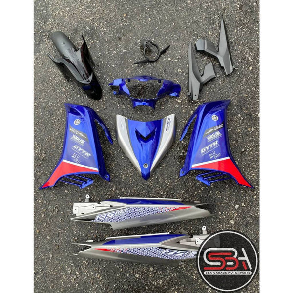 LC135 LC V2 V3 BODYSET COVERSET DR BLUE CORE (BLUE) FUEL INJECTION FI YAMAHA DESIGN, PRE-APPLIED DECALS, OEM