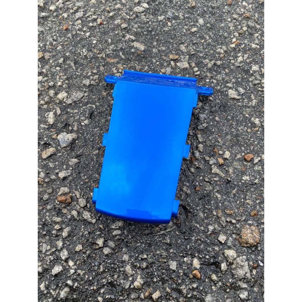 KAWASAKI NINJA DOUBLE R KR 150 RR BODY COVERSET STICKER TANAM 2 TONE BLUE BIRU SEKALI TANK ( 2 KOTAK BESAR ) OEM SET