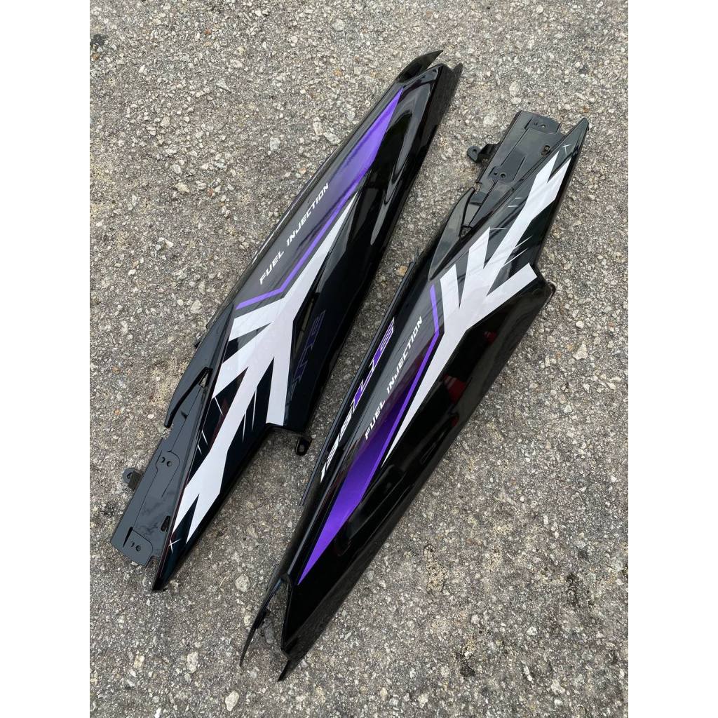COVERSET BODYSET YAMAHA LC LC135 V6 V7 BPM1 S3 PURPLE SILVER STANDARD STRIPE TANAM VELOZI L6-ST-13 DOCTOR 047