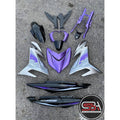 COVERSET Y15ZR V1 V2 BPM1 S3 PURPLE SILVER BLACK MX KING SIAP TANAM PREMIUM EDITION Y15ZR YSUKU ORIGINAL VELOZI