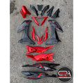 HONDA RSX RS-X 150 RSX150 COVERSET EXCITER RC RED RM7 BLACK VELOZI RSX-RC-2 SIAP TANAM CLEAR