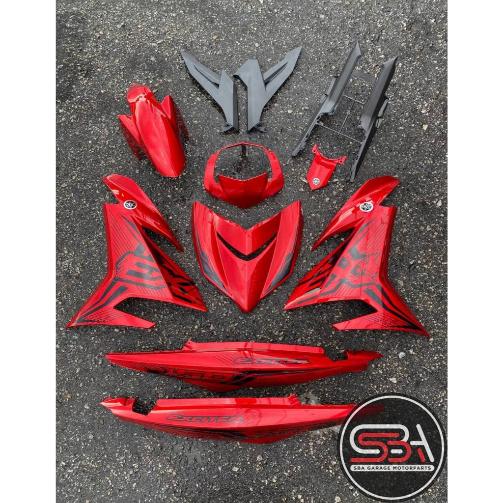 COVER SET Y15ZR V1 V2 EXCITER THAI 2021 RM7 MERAH TANAM PREMIUM EDITION BODYSET Y15ZR Y15 YSUKU NEW ORIGINAL VELOZI