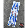 STICKER STRIPE BODY SET / COVERSET 125Z MORITAKA BIRU MERAH PURPLE DIAMOND ORIGINAL YAMAHA