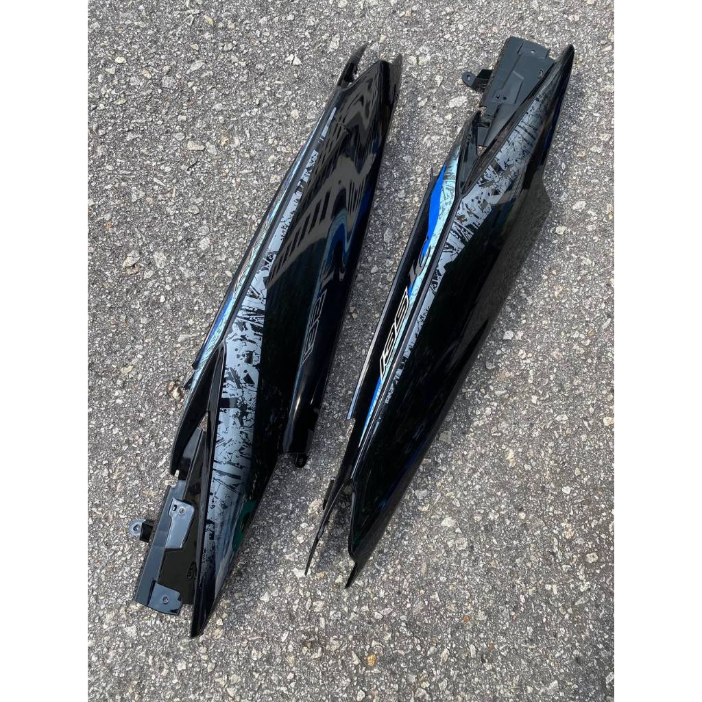 COVERSET YAMAHA SIAP TANAM LC135 LC V6 V7 BLUE THUNDER STANDARD VPBC5 HLY M MATE SIAP STICKER TERMASUK EMBLEM