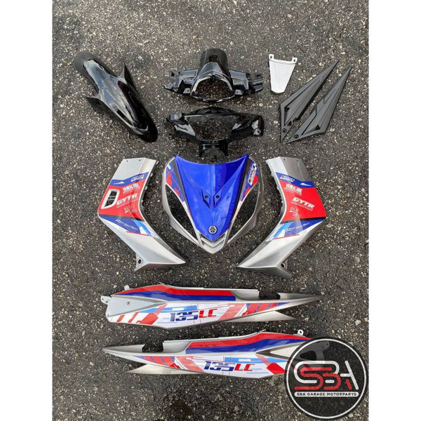 LC135 V1 BLUE CORE RED EDITION MATE STRIPE BODYSET (PRE-APPLIED STRIPES) (LIMITED TIME ONLY)