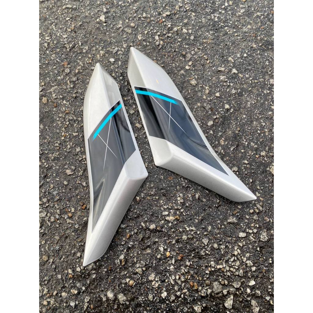 Y16 V1 V2 ABS COVERSET Y16ZR CS6 S3 CYAN SILVER STANDARD DESIGN ORIGINAL VELOZI YAMAHA SIAP TANAM READY STOK