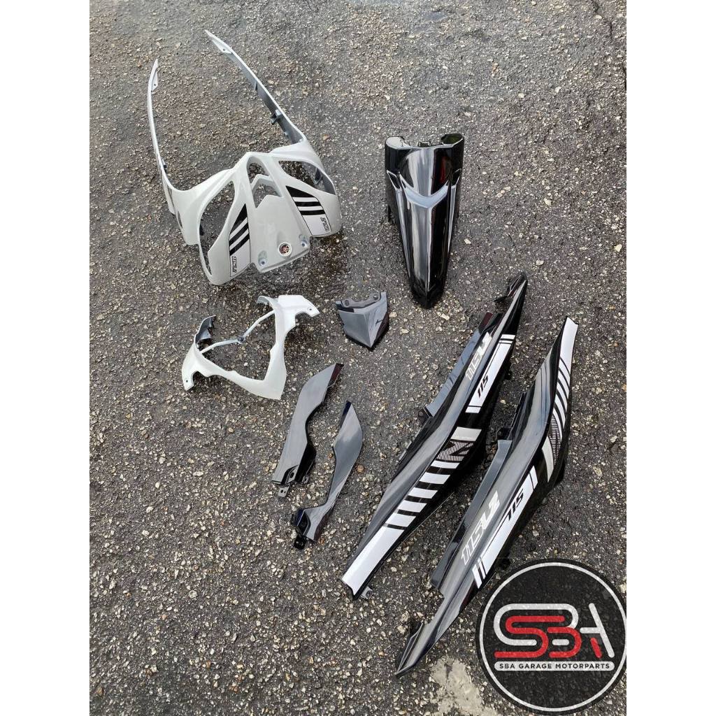 COVERSET BODYSET OEM SET LAGENDA SRL 115 / 115Z FI P WHITE 019 DOCTOR STICKER SIAP TANAM