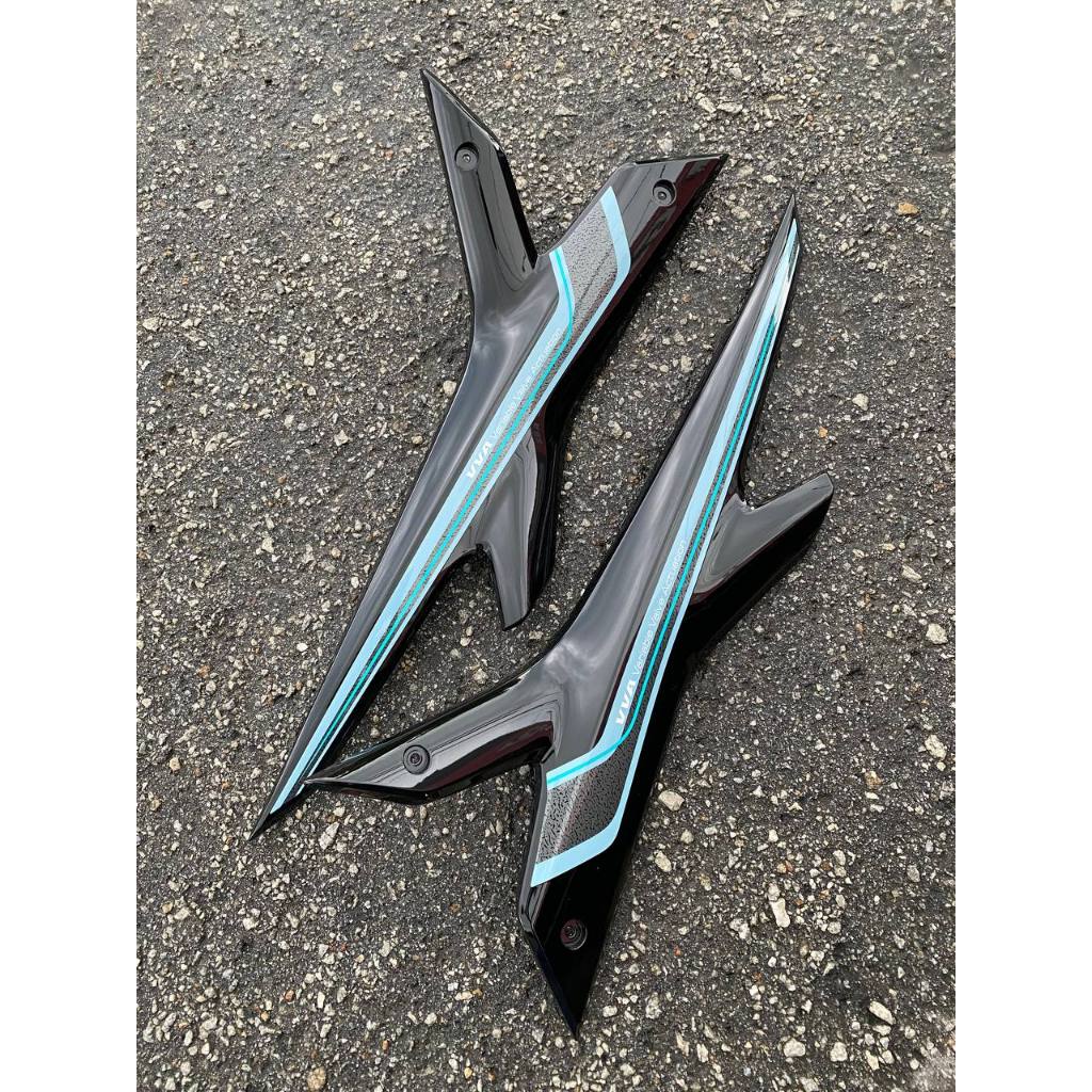 COVERSET BODYSET NVX 155 NVX155 V2 YAMAHA DBSB BABY BLUE BLACK STANDARD DESIGN VELOZI SIAP TANAM NVX-V2-ST-1