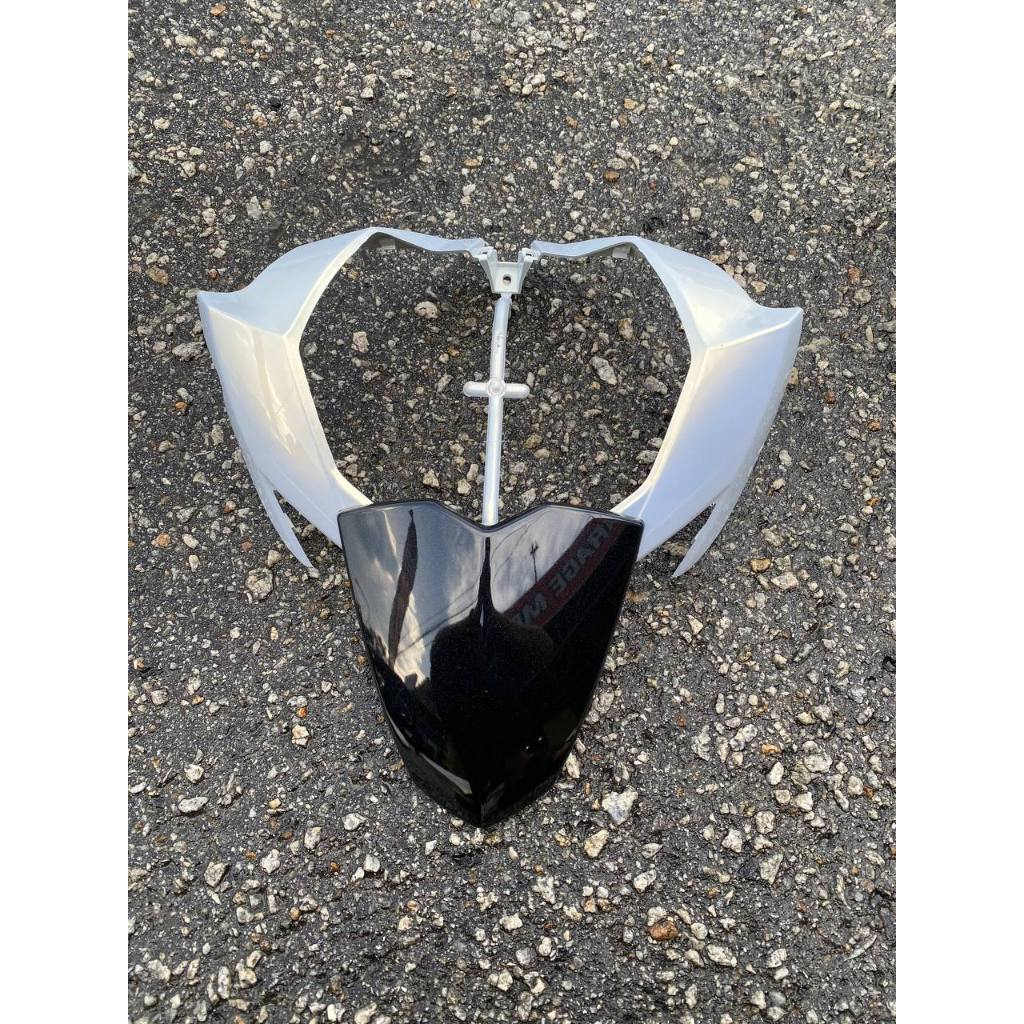 COVERSET BODYSET YAMAHA Y15 Y15ZR V1 V2 WHITE BLACK MX 03 DOCTOR SIAP TANAM