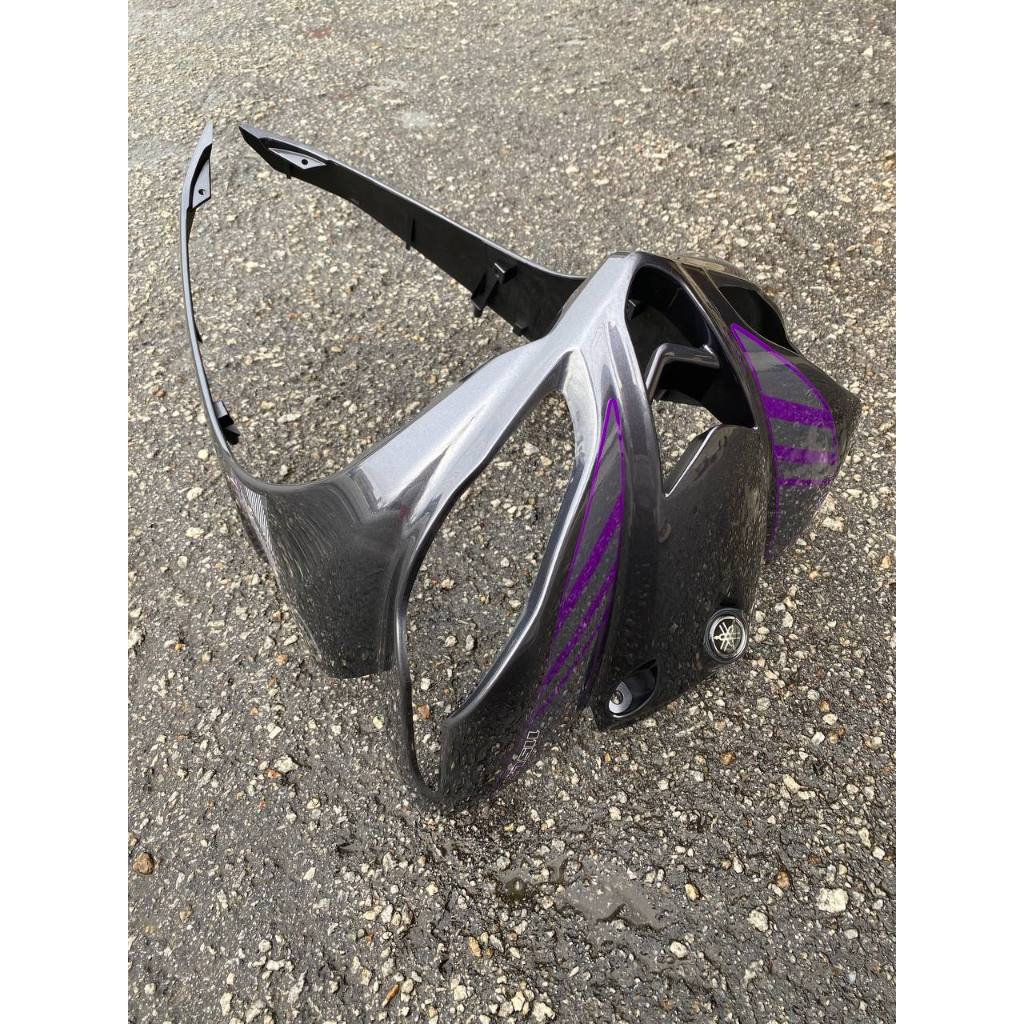 COVERSET BODYSET YAMAHA LAGENDA SRL 115 / 115Z FI PURPLE GREY BATMAN 2015 LFi-ST-3 STICKER SIAP TANAM VELOZI