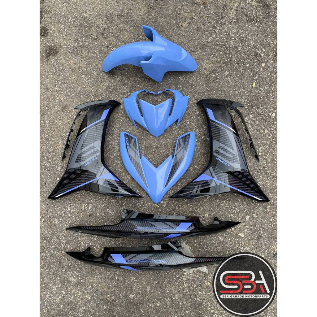 LC135 LC V8 EXCITER RC GALAXY BLUE L8-RC-8 FUEL INJECTION FI YAMAHA COVERSET READY TO INSTALL VELOZI