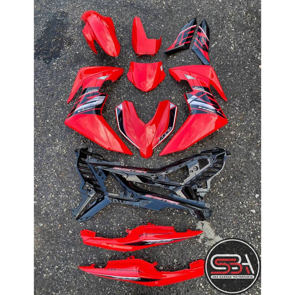 Y16 COVERSET Y16ZR EXCITER RC RED MERAH VIETNAM Y16-ECT-RC-5 ORIGINAL VELOZI YAMAHA SIAP TANAM READY STOK