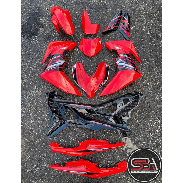 Y16 COVERSET Y16ZR EXCITER RC RED MERAH VIETNAM Y16-ECT-RC-5 ORIGINAL VELOZI YAMAHA SIAP TANAM READY STOK
