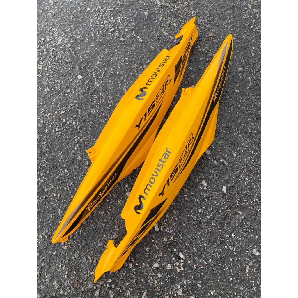 COVERSET Y15 Y15ZR V1 V2 HORNET YELLOW MOVISTAR M HITAM SIAP TANAM PREMIUM EDITION BODYSET ORIGINAL VELOZI M5