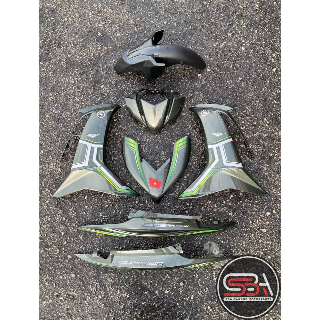 COVERSET BODYSET LC135 LC V8 DNLGM ARMY GREEN FUEL INJECTION FI YAMAHA SIAP TANAM DOCTOR 009 VIETNAM EDITION