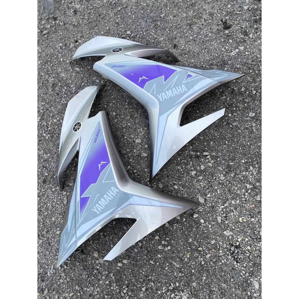 COVERSET Y15ZR V1 V2 BPM1 S3 PURPLE SILVER BLACK MX KING SIAP TANAM PREMIUM EDITION Y15ZR YSUKU ORIGINAL VELOZI