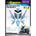 COVERSET BODYSET EGO AVANTIZ YAMAHA STICKER SIAP TAMPAL DBSB BABY BLUE MM-01 SUPRIMO VELOZI FULLSET