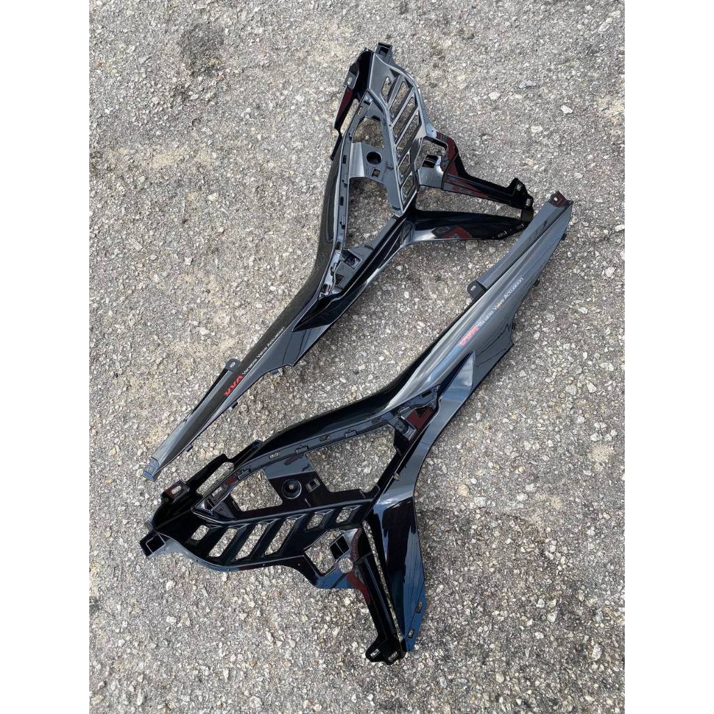 Y16 COVERSET Y16ZR SNIPER CRYSTAL WHITE MATELIC BLACK PUTIH HITAM Y16-SNP-2 ORIGINAL VELOZI YAMAHA SIAP TANAM
