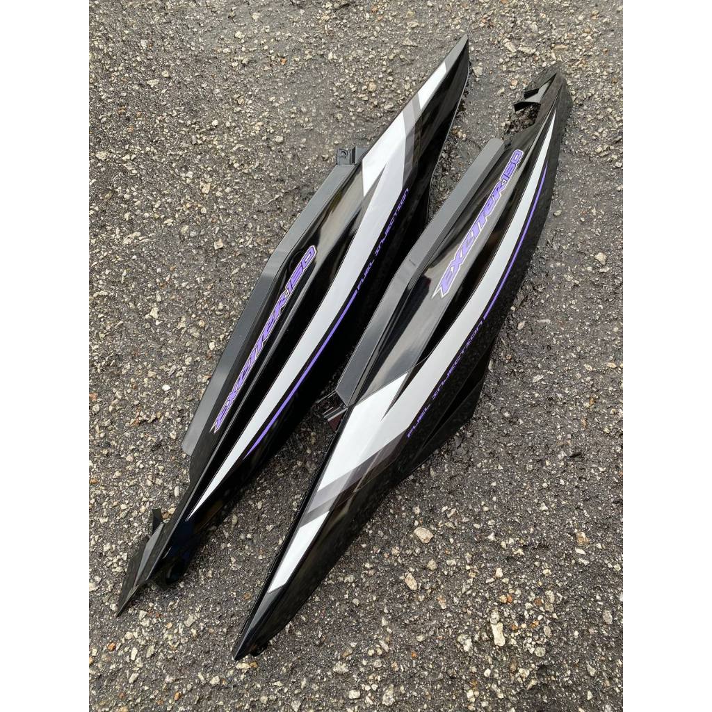 COVERSET BODYSET YAMAHA Y15 Y15ZR V1 V2 CREAMY WHITE - PURPLE EX EXCITER EDITION DOCTOR 028 SIAP TANAM