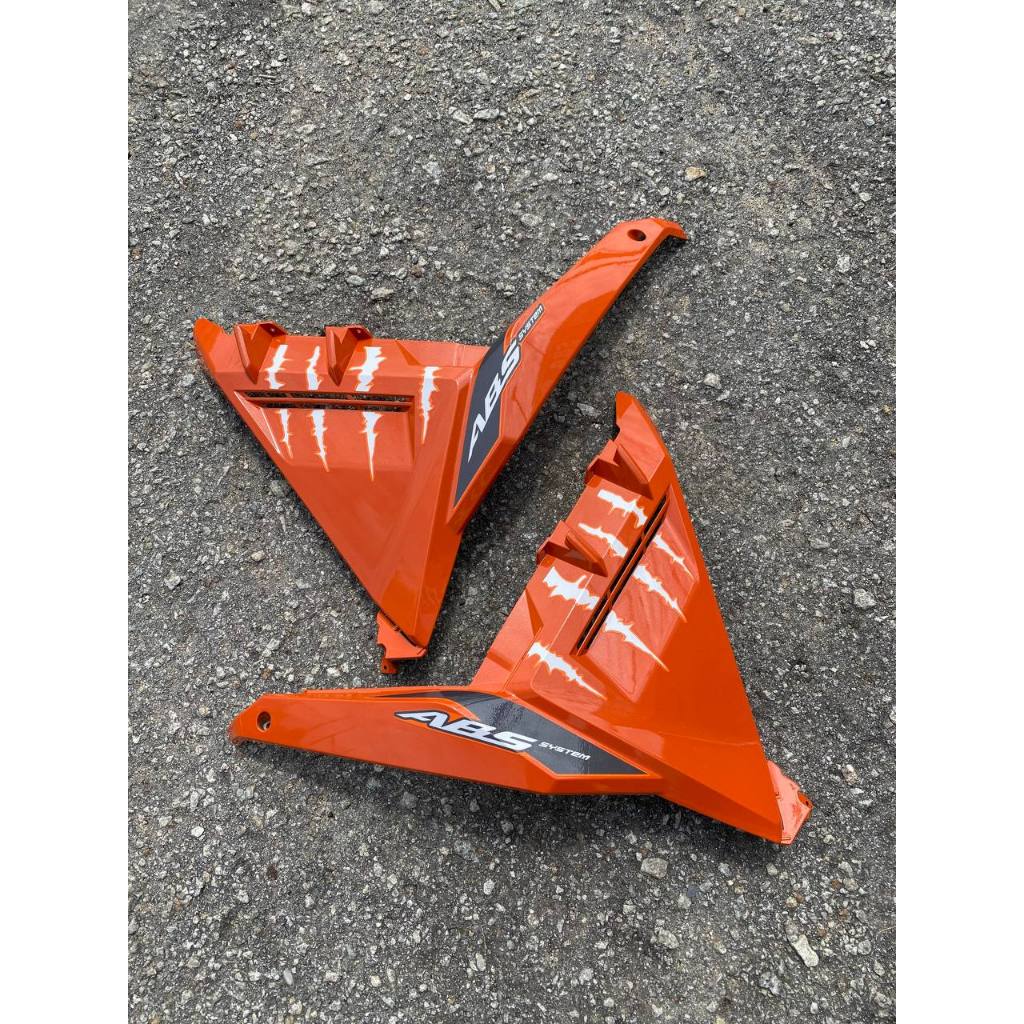 COVERSET BODYSET SYM VF3i 185 LE ORANGE ORIGINAL COLOR VERSION V DOCTOR SIAP TAMPAL