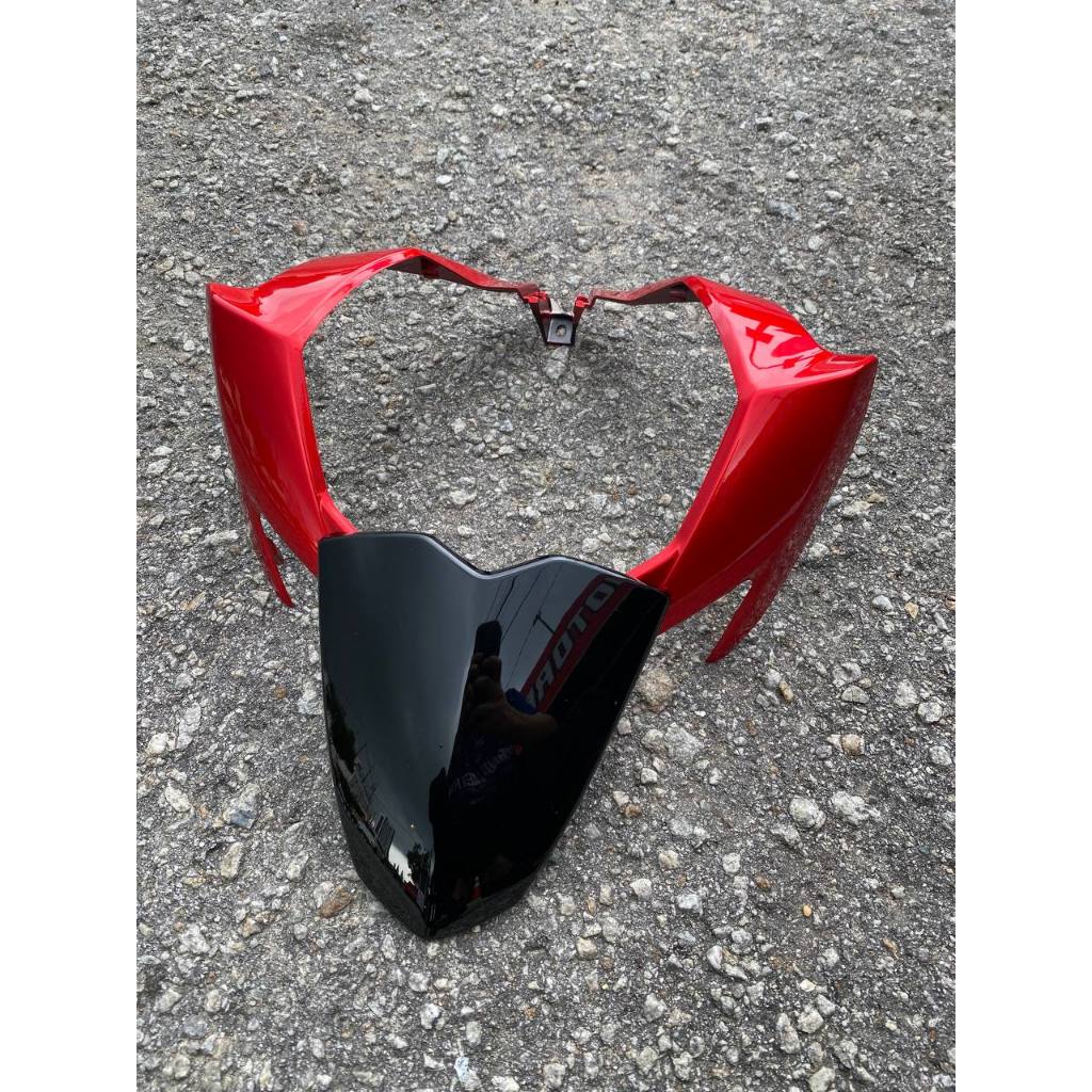COVERSET BODYSET YAMAHA Y15 Y15ZR V1 V2 P RED MERAH BATIK SILVER DOCTOR 042 / VELOZI SIAP TANAM