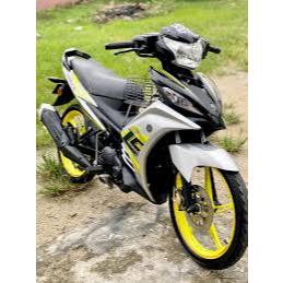 COVERSET BODYSET HONG LEONG YAMAHA ORIGINAL HLY MMATE LC LC135 V4 V5 PUTIH SILVER HITAM LEMON MS1 FREE EMBLEM TIMBUL