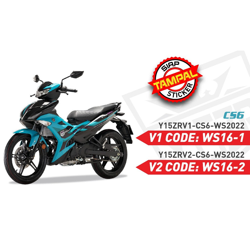 COVERSET HONG LEONG YAMAHA HLY DOCTOR VELOZI Y15 YSUKU Y15ZR V1 V2 CYAN CS6 2022 TAMPAL / TANAM CLEAR ORIGINAL BODYSET