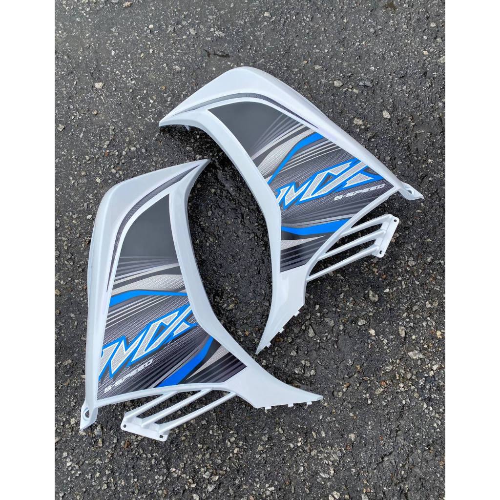 COVERSET BODYSET YAMAHA LC LC135 V2 V3 V4 V5 V6 V7 JUPITER MX WHITE MM-02 MM-17 SIAP TAMPAL M MATE FULLSET VELOZI
