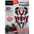 COVERSET BODYSET NVX 155 NVX155 V2 YAMAHA AEROX DPRME METALIC BLACK RED TITAN EDITION VELOZI SIAP TANAM NVX-V2-ARX-16